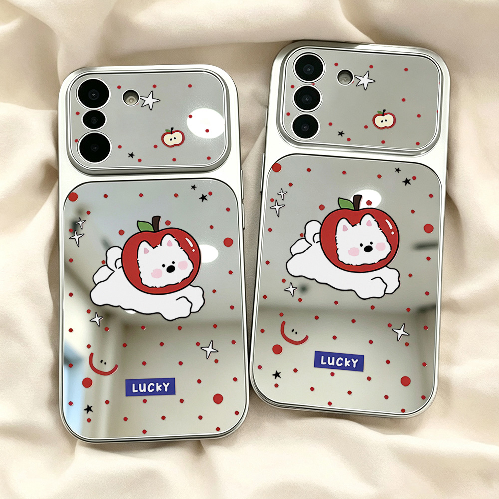 Make Up Mirror Cute Dog Phone  - Phone Cases Galaxy A16 5G ulasan dan harga
