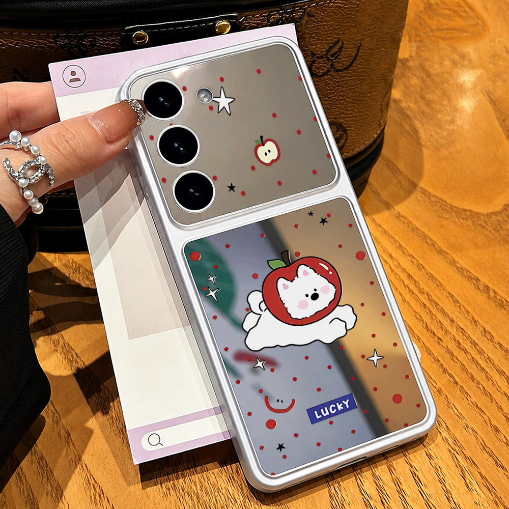 Make Up Mirror Cute Dog Phone  - Phone Cases Galaxy A16 5G ulasan dan harga
