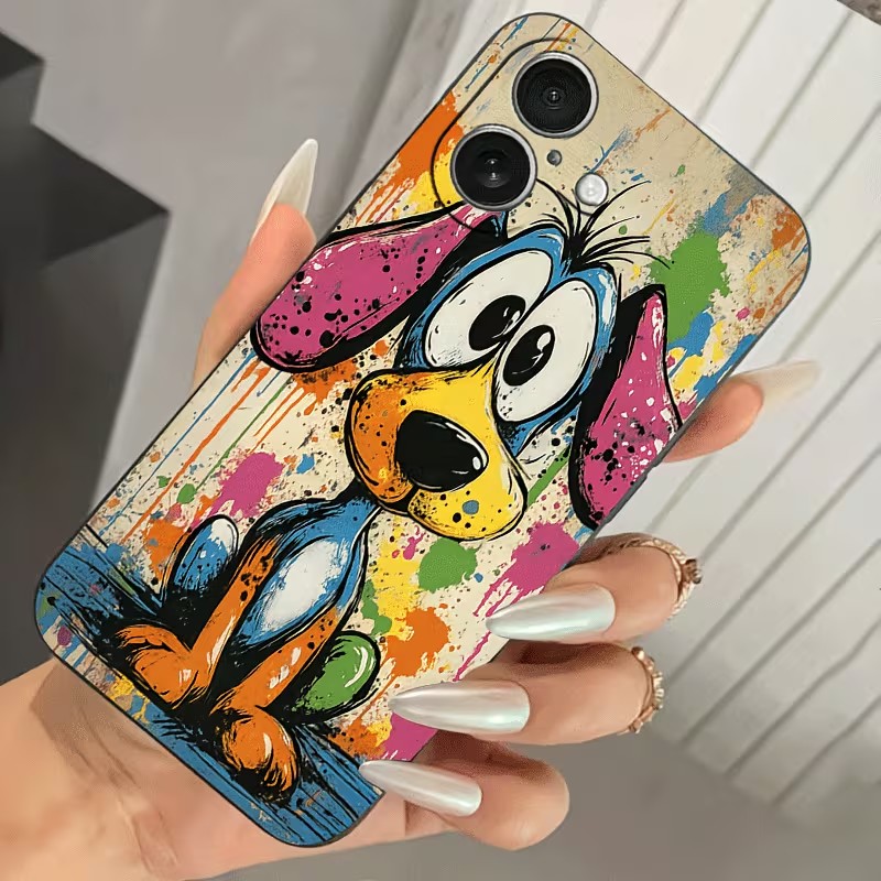 Graffiti Colored Puppy TPU Pho - Phone Cases Xr Iphone ulasan dan harga