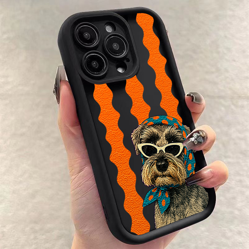 Cute Dog Striped Print Shockpr - Phone Cases Xiaomi 15 ulasan dan harga