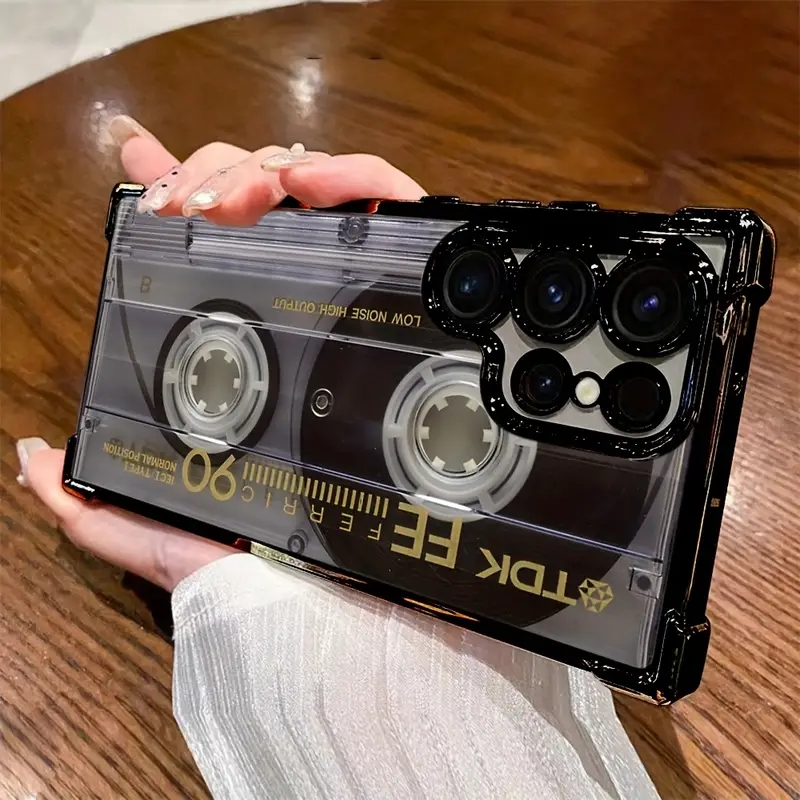 Retro Cassette Pattern Plating - Phone Cases Galaxy A16 5G ulasan dan harga