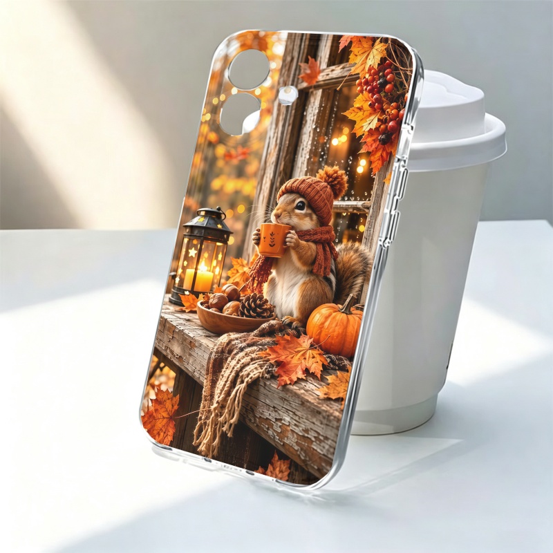 Cartoon Animal Squirrel Silico - Phone Cases For Iphone 16 ulasan dan harga