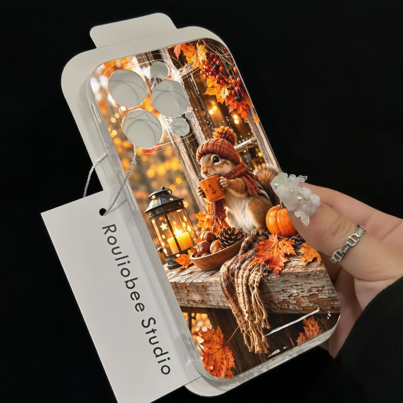 Cartoon Animal Squirrel Silico - Phone Cases For Iphone 16 ulasan dan harga
