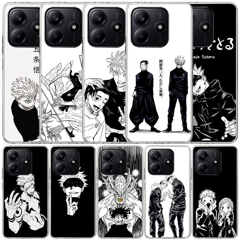 Black White Kaisen J-Jujutsu P - Phone Cases Jujutsu Kaisen ulasan dan harga
