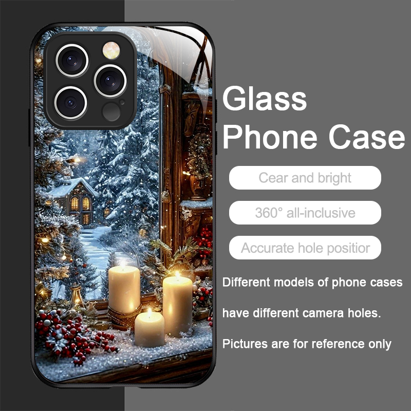 Christmas Tree Gift Snowy Town - Phone Cases Xr Iphone ulasan dan harga