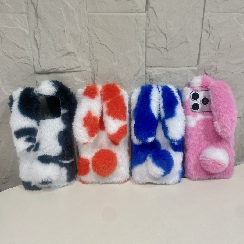 Cute Rabbit Design Fluffy Phon - Phone Cases For Iphone 16 ulasan dan harga