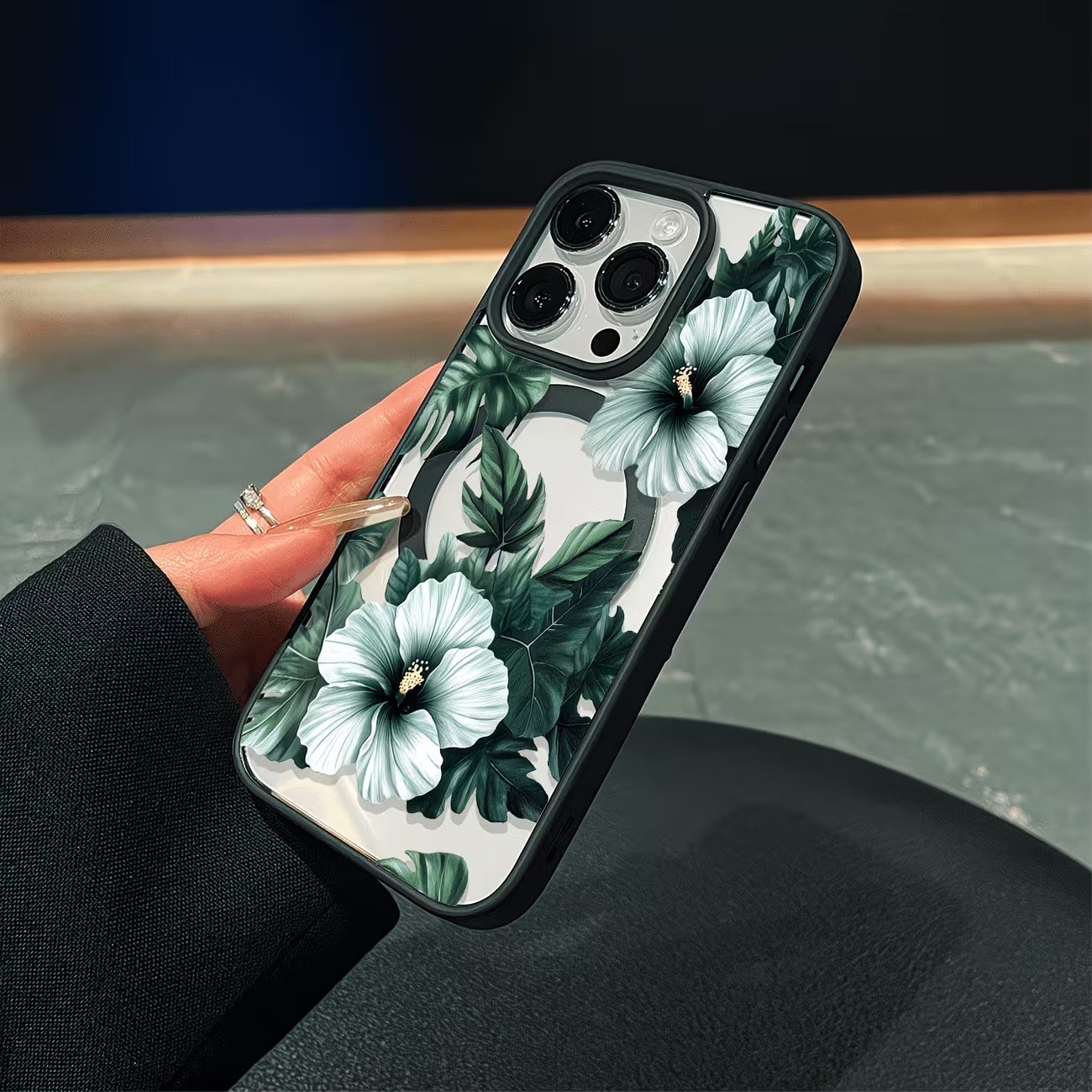 Green Floral Print Phone Case  - Phone Cases Xr Iphone ulasan dan harga