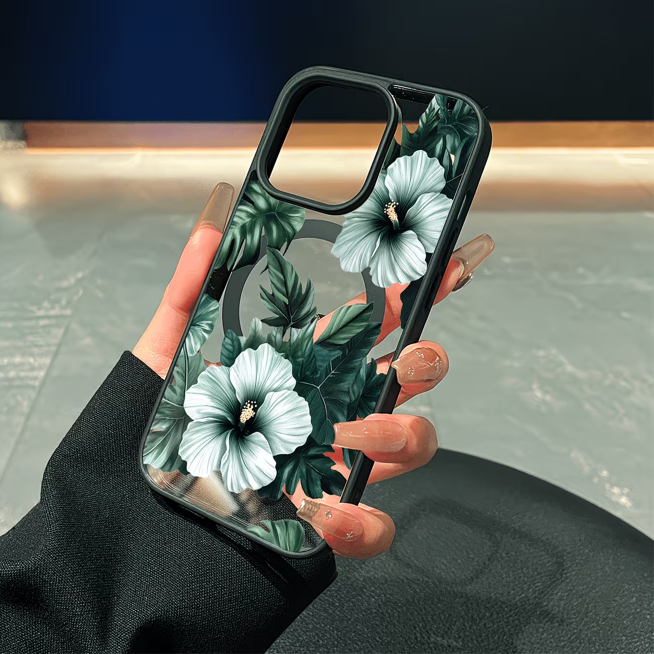 Green Floral Print Phone Case  - Phone Cases Xr Iphone ulasan dan harga